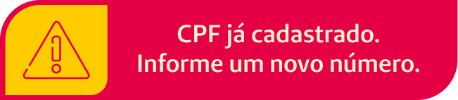 O CPF informado já existe